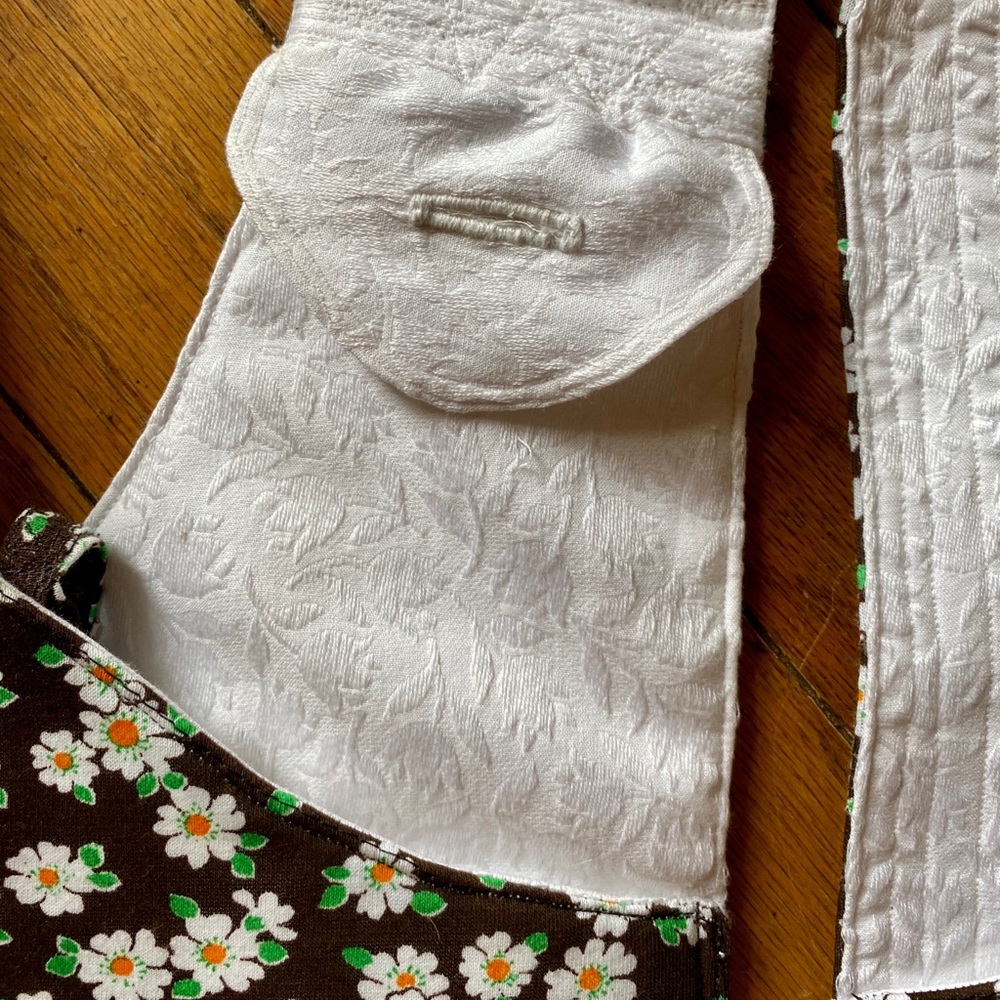 TAMMYSWING flower cotton harness vest purse pocket - Picture 8 of 16